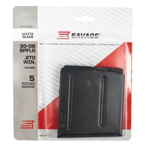 Savage Arms 55272 OEM Matte Black Detachable 5rd for 270 Win, 30-06 Springfield Savage Axis II Precision Savage Arms 55272 OEM Matte Black Detachable 5rd for 270 Win, 30-06 Springfield Savage Axis II Precision