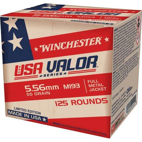 Winchester Ammo USA Target 5.56x45mm NATO 55 gr Full Metal Jacket - USA193125 Winchester Ammo USA Target 5.56x45mm NATO 55 gr Full Metal Jacket - USA193125