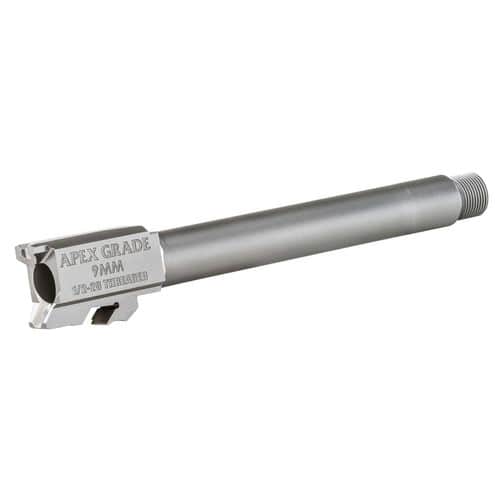Apex Tactical 105060 Apex Grade Semi Drop-In 9mm Luger 5" Stainless Steel Finish & Material with Threading for S&W M&P, M&P M2.0 Apex Tactical 105060 Apex Grade Semi Drop-In 9mm Luger 5" Stainless Steel Finish & Material with Threading for S&W M&P, M&P M2.0