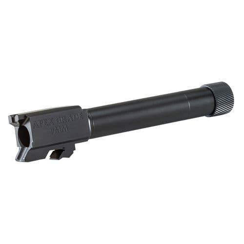 Apex Tactical 105062 Apex Grade Drop-In 9mm Luger 4" Black Melonite Finished Stainless Steel Material with Threading for S&W M&P 2.0 Compact Apex Tactical 105062 Apex Grade Drop-In 9mm Luger 4" Black Melonite Finished Stainless Steel Material with Threading for S&W M&P 2.0 Compact