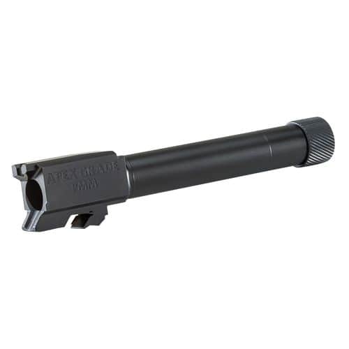 Apex Tactical 105062 Apex Grade Drop-In 9mm Luger 4" Black Melonite Finished Stainless Steel Material with Threading for S&W M&P 2.0 Compact Apex Tactical 105062 Apex Grade Drop-In 9mm Luger 4" Black Melonite Finished Stainless Steel Material with Threading for S&W M&P 2.0 Compact