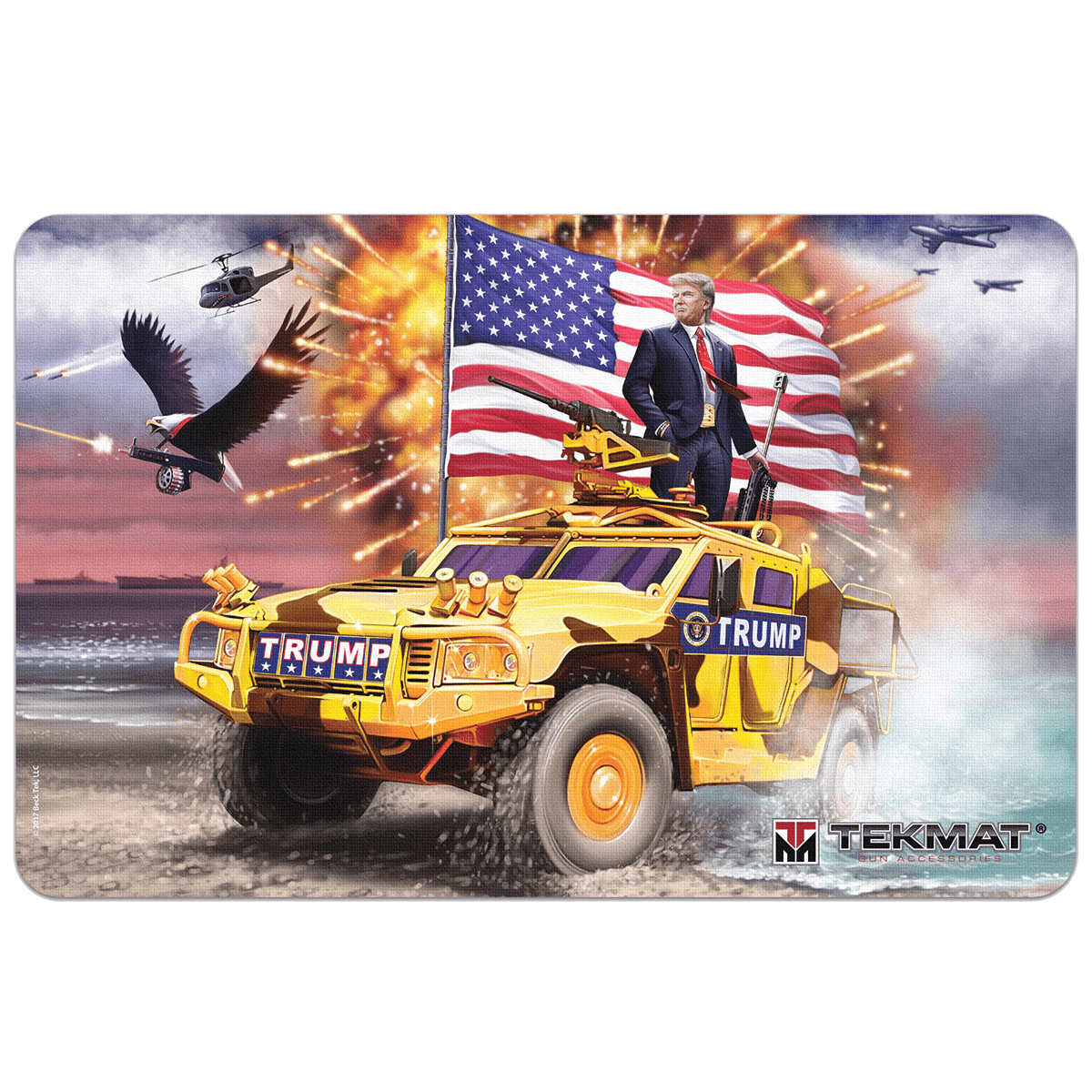 TekMat TEKR17TRUMP Original Cleaning Mat Trump Freedom Portrait 11" x 17" TekMat TEKR17TRUMP Original Cleaning Mat Trump Freedom Portrait 11" x 17"