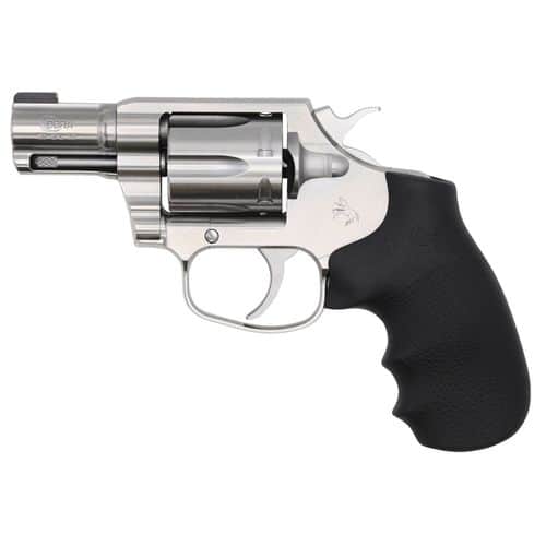 Colt Mfg COBRASB2BB Cobra 38 Special 6rd 2" Overall Brushed Stainless Steel with Black Hogue Rubber Grip Colt Mfg COBRASB2BB Cobra 38 Special 6rd 2" Overall Brushed Stainless Steel with Black Hogue Rubber Grip