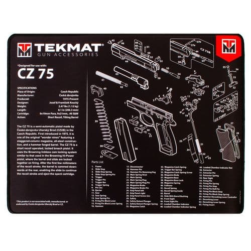 TekMat TEKR20CZ75 Ultra Premium Cleaning Mat CZ-75 Parts Diagram 15" x 20" TekMat TEKR20CZ75 Ultra Premium Cleaning Mat CZ-75 Parts Diagram 15" x 20"