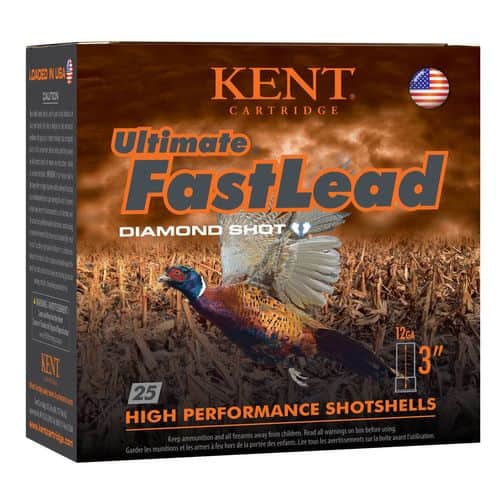 Kent Cartridge K123UFL505 Ultimate Fast Lead 12 Gauge 3" 1 3/4 oz 5 Shot 25 Bx/ 10 Cs Kent Cartridge K123UFL505 Ultimate Fast Lead 12 Gauge 3" 1 3/4 oz 5 Shot 25 Bx/ 10 Cs