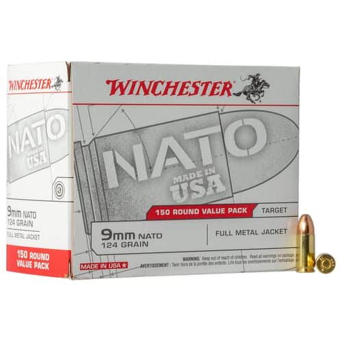 Winchester Ammo USA Value Pack 9mm Luger 124 gr Full Metal Jacket - USA9NATO Winchester Ammo USA Value Pack 9mm Luger 124 gr Full Metal Jacket - USA9NATO