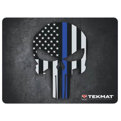 TekMat TEKR20PUNISHER Ultra Premium Cleaning Mat Blue Line Punisher Skull 15" x 20" TekMat TEKR20PUNISHER Ultra Premium Cleaning Mat Blue Line Punisher Skull 15" x 20"
