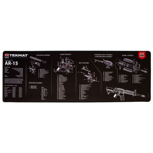 TekMat TEKR44AR15 Ultra Premium Cleaning Mat AR-15 Parts Diagram 15" x 44" TekMat TEKR44AR15 Ultra Premium Cleaning Mat AR-15 Parts Diagram 15" x 44"