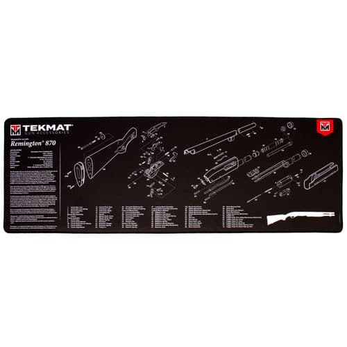 TekMat TEKR44REM870 Ultra Premium Cleaning Mat Remington 870 Parts Diagram 15" x 44" TekMat TEKR44REM870 Ultra Premium Cleaning Mat Remington 870 Parts Diagram 15" x 44"