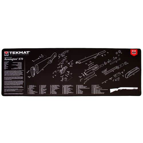 TekMat TEKR44REM870 Ultra Premium Cleaning Mat Remington 870 Parts Diagram 15" x 44" TekMat TEKR44REM870 Ultra Premium Cleaning Mat Remington 870 Parts Diagram 15" x 44"