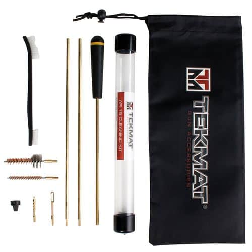 TekMat TEKCKAR15 AR-15 Cleaning Kit .22 Cal Rifle 8 Pieces TekMat TEKCKAR15 AR-15 Cleaning Kit .22 Cal Rifle 8 Pieces