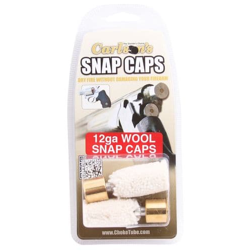 Carlson's Choke Tubes Snap Cap 12 Gauge Wool/Brass Base - 2 Pack - 00108 Carlson's Choke Tubes Snap Cap 12 Gauge Wool/Brass Base - 2 Pack - 00108
