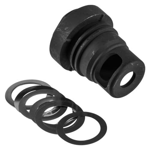 Yankee Hill 3102-1MB-24A Mini Phantom Q.D. Muzzle Brake 30 Cal 5/8"x24 Black Melonite Steel Yankee Hill 3102-1MB-24A Mini Phantom Q.D. Muzzle Brake 30 Cal 5/8"x24 Black Melonite Steel