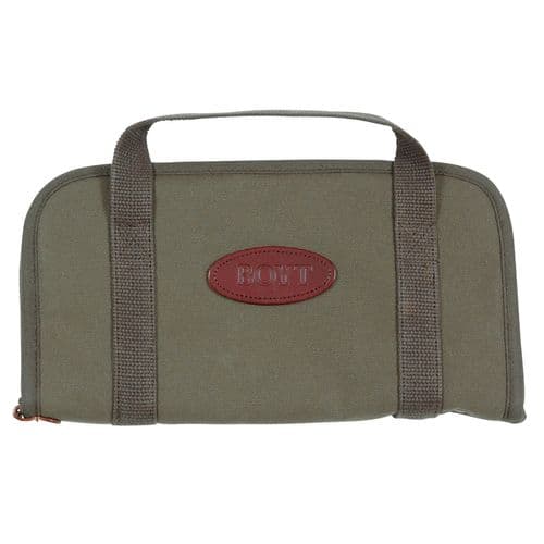 Boyt Harness 0PP640009 Rectangular Pistol Rug OD Green Waxed Canvas with Cotton Batten Padding & Flannel Lining 9" x 6" Exterior Dimensions Boyt Harness 0PP640009 Rectangular Pistol Rug OD Green Waxed Canvas with Cotton Batten Padding & Flannel Lining 9" x 6" Exterior Dimensions