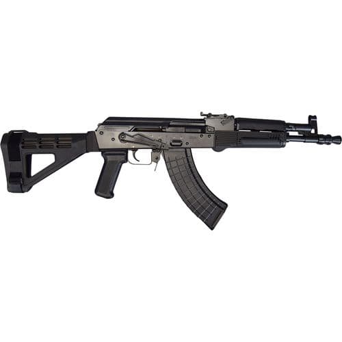 Pioneer Arms AK0031SBM47 Hellpup Elite Fixed Brace 7.62x39mm 11.73" 30+1 Black Black Polymer Pistol Brace Pioneer Arms AK0031SBM47 Hellpup Elite Fixed Brace 7.62x39mm 11.73" 30+1 Black Black Polymer Pistol Brace