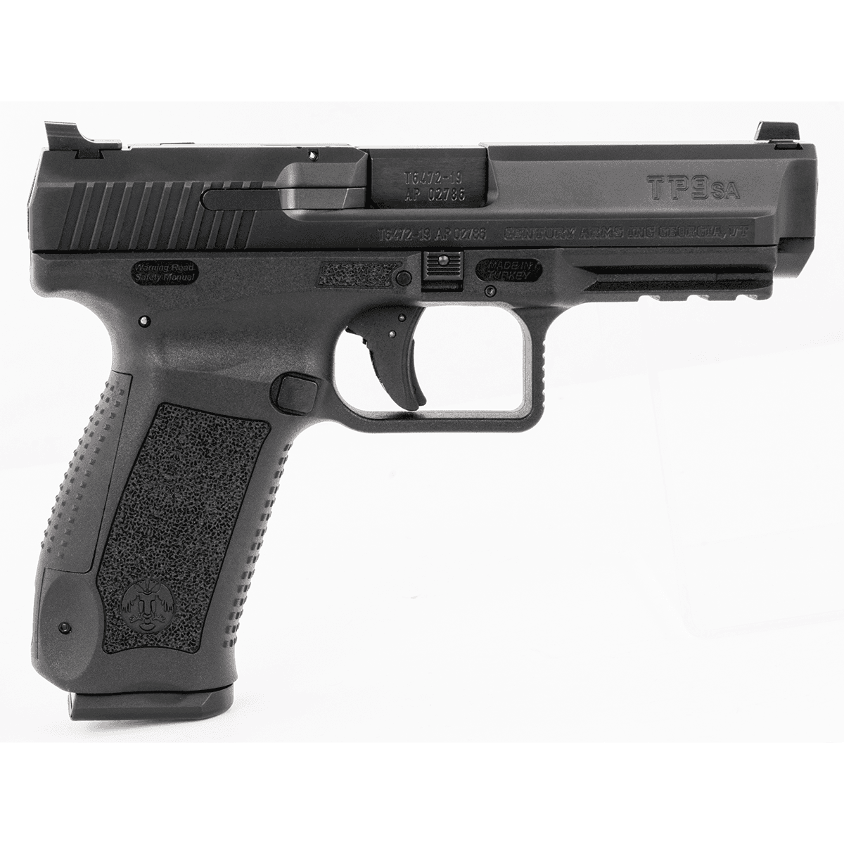 Canik HG4863N TP9SA Mod.2 9mm Luger 18+1 4.46" Black Nitride Match Grade Barrel, Serrated Steel Slide & Polymer Frame w/Picatinny Rail, Black Interchangeable Backstrap Grip Canik HG4863N TP9SA Mod.2 9mm Luger 18+1 4.46" Black Nitride Match Grade Barrel, Serrated Steel Slide & Polymer Frame w/Picatinny Rail, Black Interchangeable Backstrap Grip