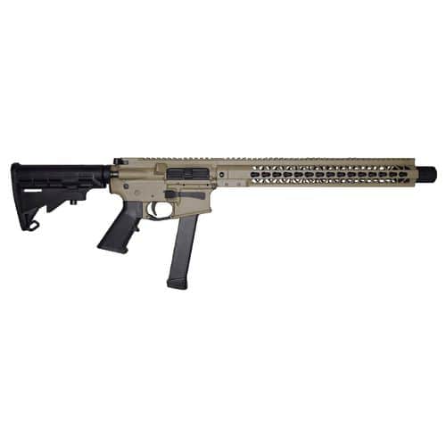 Brigade Firearms A0911623 BM-9 9mm Luger 16" 33+1 Flat Dark Earth Cerakote Adjustable Stock 15" Rail Brigade Firearms A0911623 BM-9 9mm Luger 16" 33+1 Flat Dark Earth Cerakote Adjustable Stock 15" Rail