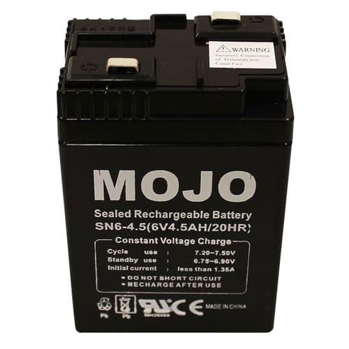 Mojo Outdoors HW2466 King Mallard Rechargeable Battery 6 Volt Lead-acid 4.5 mAh Mojo Outdoors HW2466 King Mallard Rechargeable Battery 6 Volt Lead-acid 4.5 mAh