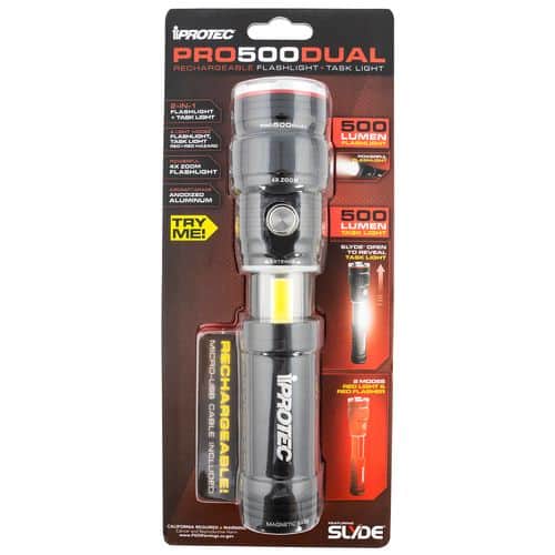 iProtec 6804 Slyde King Black Anodized Aluminum White 500 Lumens LED iProtec 6804 Slyde King Black Anodized Aluminum White 500 Lumens LED
