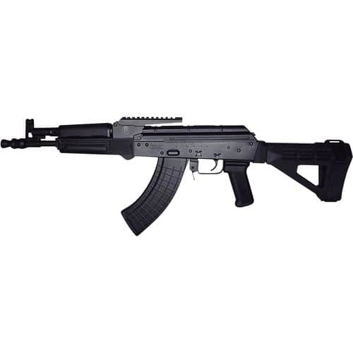 Pioneer Arms AK0031ESBM47 Hellpup Elite Optic Rail with Picatinny Rail 7.62x39mm 11.73" 30+1 Black Polymer Pistol Brace Pioneer Arms AK0031ESBM47 Hellpup Elite Optic Rail with Picatinny Rail 7.62x39mm 11.73" 30+1 Black Polymer Pistol Brace