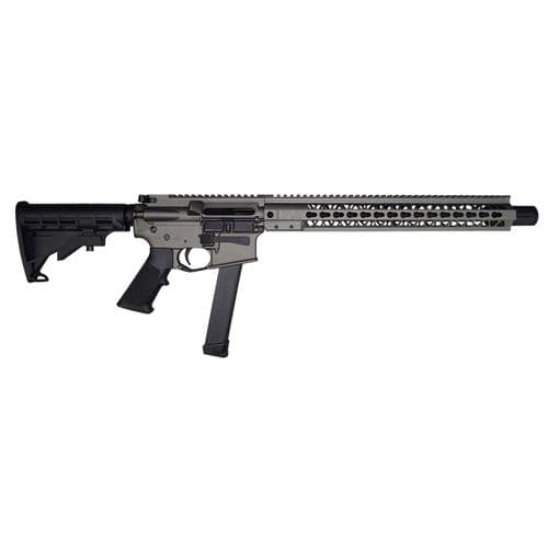 Brigade Firearms A0911633 BM-9 9mm Luger 16" 33+1 Tungsten Gray Cerakote Adjustable Stock Black Polymer Grip Right Hand Brigade Firearms A0911633 BM-9 9mm Luger 16" 33+1 Tungsten Gray Cerakote Adjustable Stock Black Polymer Grip Right Hand