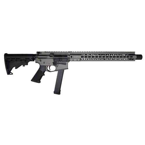 Brigade Firearms A0911633 BM-9 9mm Luger 16" 33+1 Tungsten Gray Cerakote Adjustable Stock Black Polymer Grip Right Hand Brigade Firearms A0911633 BM-9 9mm Luger 16" 33+1 Tungsten Gray Cerakote Adjustable Stock Black Polymer Grip Right Hand