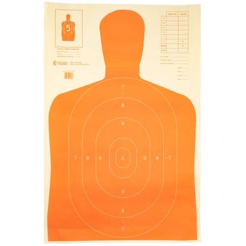 Action Target B27EORANGE B-27E Economy Silhouette Hanging Paper Target 23" x 35" 100 Per Box Action Target B27EORANGE B-27E Economy Silhouette Hanging Paper Target 23" x 35" 100 Per Box