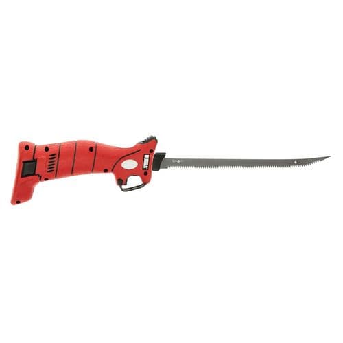 Bubba Blade 1095705 Electric Fillet Battery Powered 7",9",12" Fillet Serrated Carbon Steel Blade Red/Black Non-Slip Handle Bubba Blade 1095705 Electric Fillet Battery Powered 7",9",12" Fillet Serrated Carbon Steel Blade Red/Black Non-Slip Handle