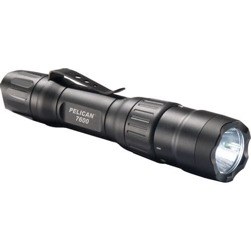 Pelican Brand Model 7600 Tactical LED Flashlight - USB Rechargeable Pelican Brand Model 7600 Tactical LED Flashlight - USB Rechargeable