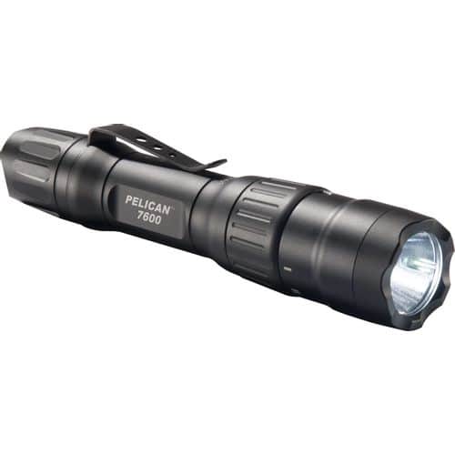 Pelican Brand Model 7600 Tactical LED Flashlight - USB Rechargeable Pelican Brand Model 7600 Tactical LED Flashlight - USB Rechargeable