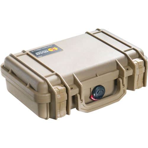 Pelican Branded Protector Case 1170 SMALL CASE WL/WF TAN Pelican Branded Protector Case 1170 SMALL CASE WL/WF TAN