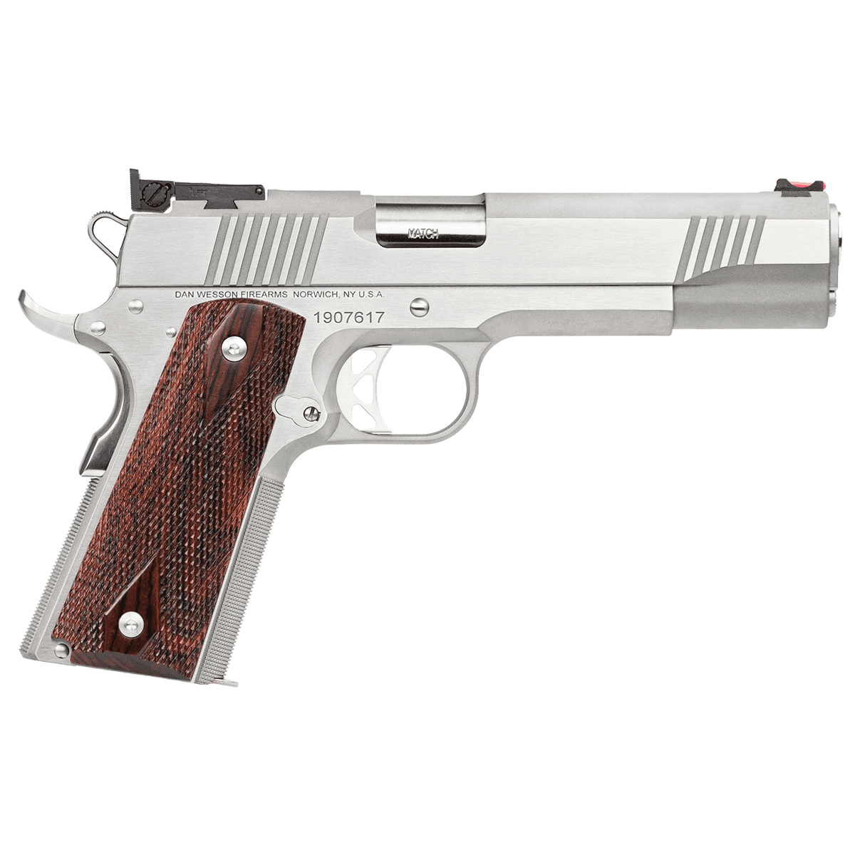 Dan Wesson 01943 Pointman PM-45 45 ACP 5" 1911 Stainless Steel Cocobolo Grip Dan Wesson 01943 Pointman PM-45 45 ACP 5" 1911 Stainless Steel Cocobolo Grip