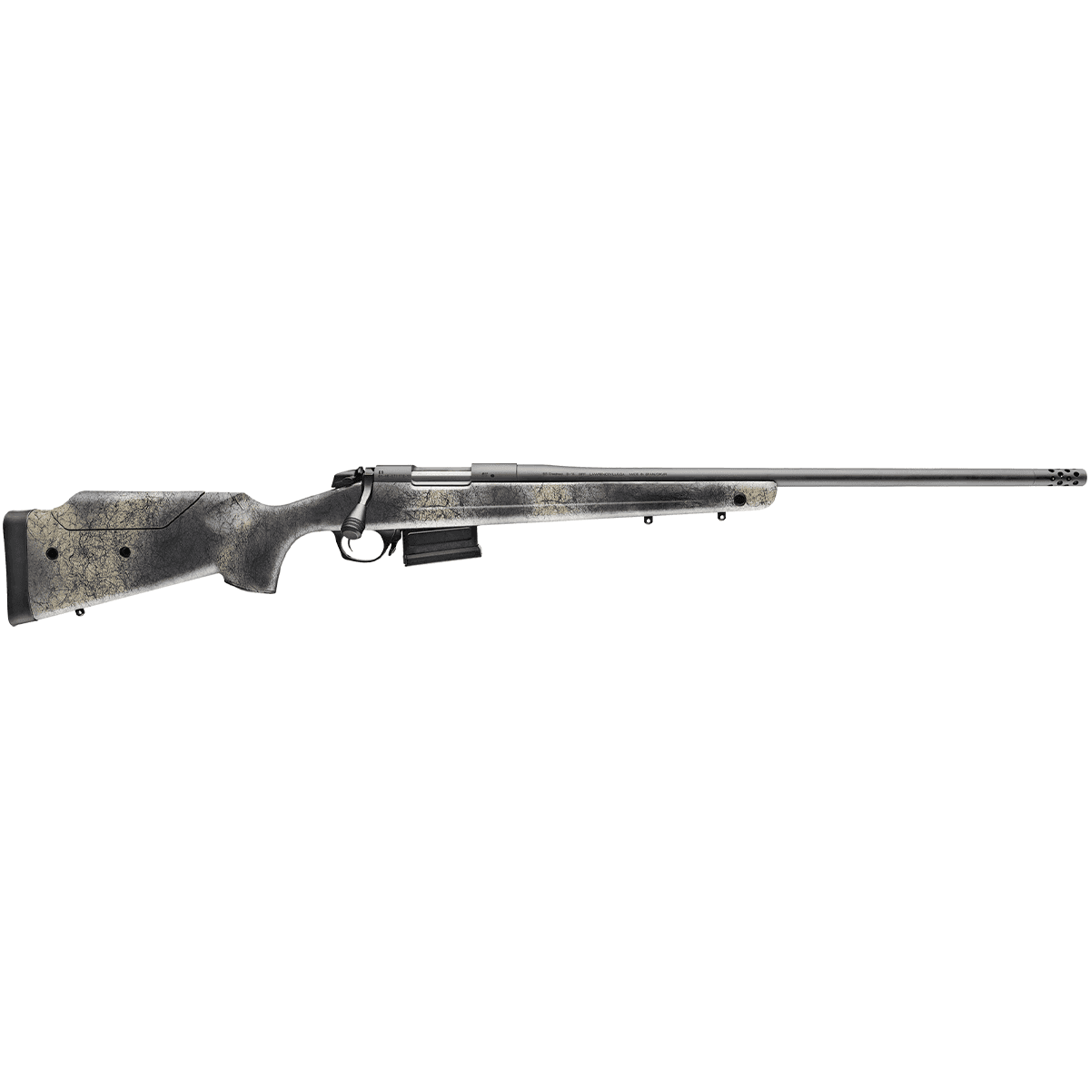 Bergara Rifles B14SM659 B-14 Terrain Wilderness 6.5 PRC 3+1 24" Woodland Camo Molded with Mini-Chassis Stock Matte Blued Right Hand Bergara Rifles B14SM659 B-14 Terrain Wilderness 6.5 PRC 3+1 24" Woodland Camo Molded with Mini-Chassis Stock Matte Blued Right Hand