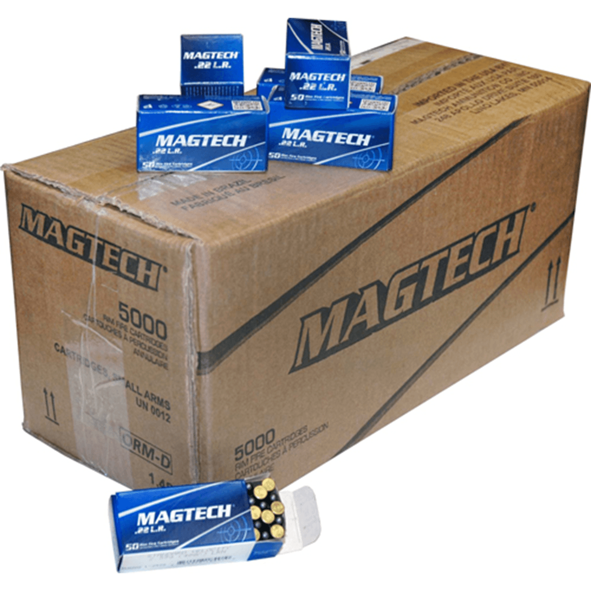 Magtech 22B Rimfire Ammo 22 LR 40 gr Lead Round Nose 5000 Round Bulk Case Magtech 22B Rimfire Ammo 22 LR 40 gr Lead Round Nose 5000 Round Bulk Case