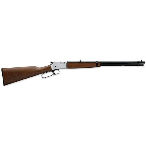 Browning 024107102 BL-22 Grade I 22 LR, Short, Long 15+1 Cap 20" Blued Satin Nickel Rec Satin Black Walnut Stock Right Hand (Full Size) Browning 024107102 BL-22 Grade I 22 LR, Short, Long 15+1 Cap 20" Blued Satin Nickel Rec Satin Black Walnut Stock Right Hand (Full Size)
