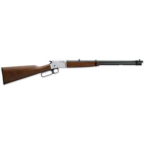 Browning 024107102 BL-22 Grade I 22 LR, Short, Long 15+1 Cap 20" Blued Satin Nickel Rec Satin Black Walnut Stock Right Hand (Full Size) Browning 024107102 BL-22 Grade I 22 LR, Short, Long 15+1 Cap 20" Blued Satin Nickel Rec Satin Black Walnut Stock Right Hand (Full Size)