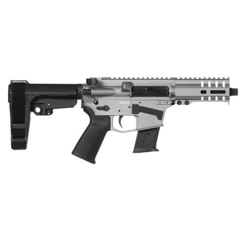 CMMG 57A1843TI Banshee 300 MK57 5.7x28mm 5" 20+1 Titanium Cerakote Black Magpul MOE Grip CMMG 6 Position RipBrace CMMG 57A1843TI Banshee 300 MK57 5.7x28mm 5" 20+1 Titanium Cerakote Black Magpul MOE Grip CMMG 6 Position RipBrace