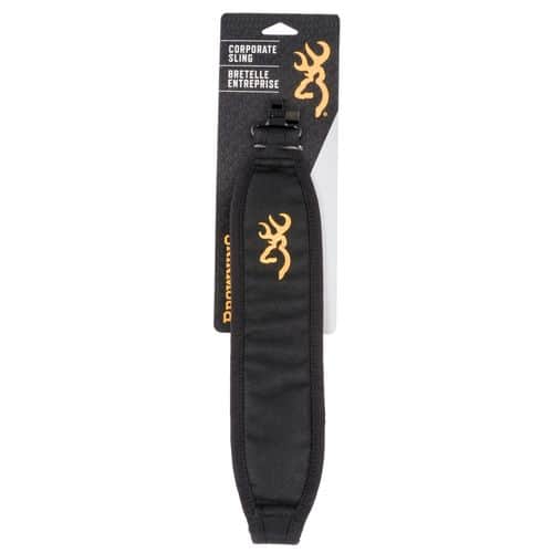 Browning 12232099 Corporate Sling 25.50"-39" L Adjustable Black for Rifle/Shotgun Browning 12232099 Corporate Sling 25.50"-39" L Adjustable Black for Rifle/Shotgun