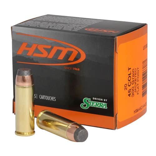 HSM 45C9N20 Pro Pistol 45 Colt (LC) 300 gr Jacketed Soft Point 20 Bx/ 20 Cs HSM 45C9N20 Pro Pistol 45 Colt (LC) 300 gr Jacketed Soft Point 20 Bx/ 20 Cs