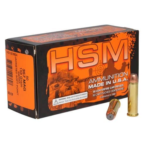 HSM 35722N Pro Pistol 357 Mag 158 gr Jacketed Soft Point 50 Bx/ 10 Cs HSM 35722N Pro Pistol 357 Mag 158 gr Jacketed Soft Point 50 Bx/ 10 Cs