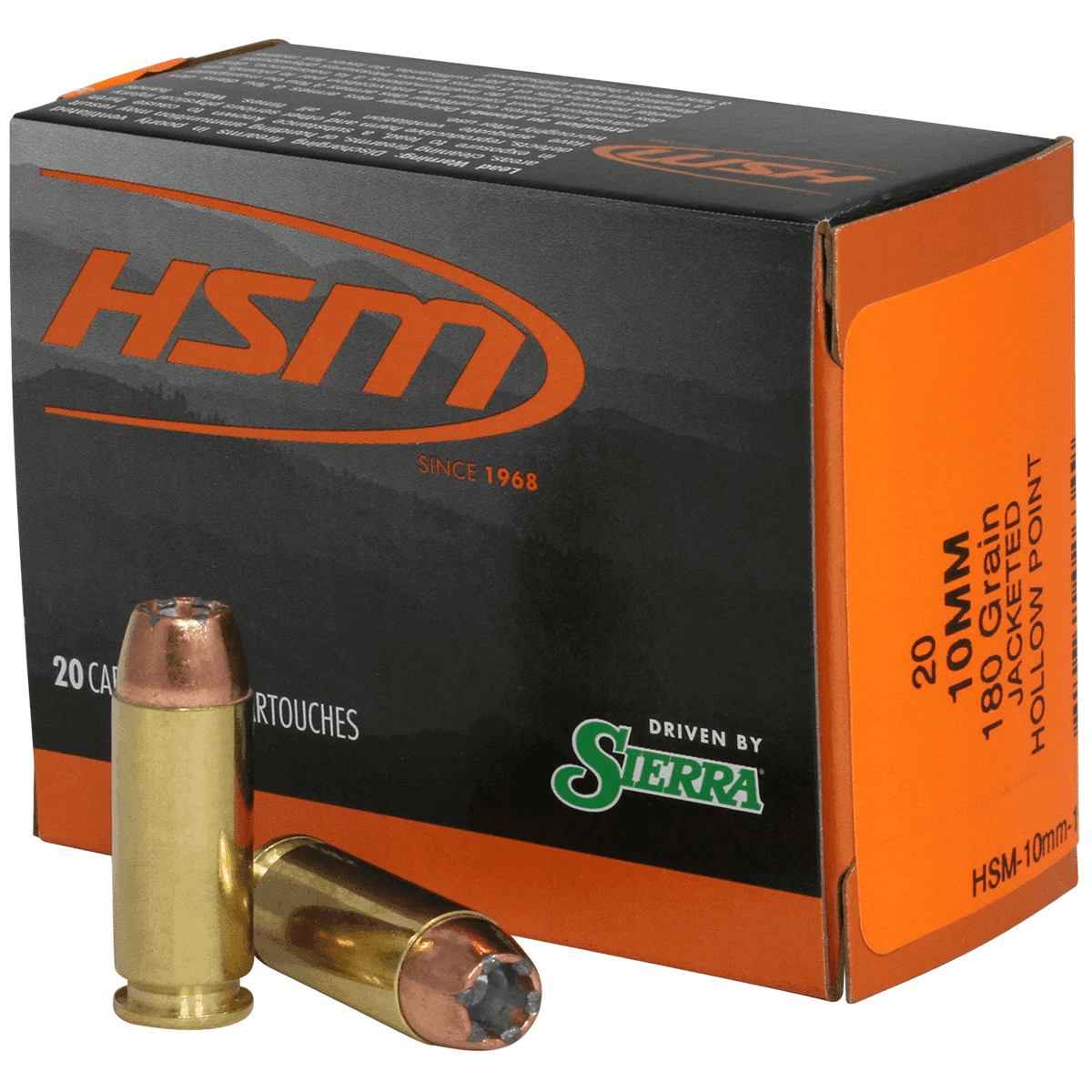 HSM 10MM15N20 Pro Pistol 10mm Auto 180 gr Jacketed Hollow Point 20 Bx/ 20 Cs HSM 10MM15N20 Pro Pistol 10mm Auto 180 gr Jacketed Hollow Point 20 Bx/ 20 Cs