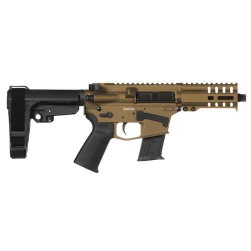 CMMG 57A1843BB Banshee 300 MK57 5.7x28mm 5" 20+1 Burnt Bronze Cerakote Black Magpul MOE CMMG 6 Position RipBrace CMMG 57A1843BB Banshee 300 MK57 5.7x28mm 5" 20+1 Burnt Bronze Cerakote Black Magpul MOE CMMG 6 Position RipBrace