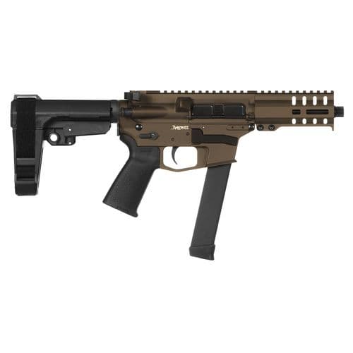 CMMG 99A172FMB Banshee 300 MKGS 9mm Luger 5" 33+1 Midnight Bronze Cerakote Black Magpul MOE Grip CMMG 6 Position RipBrace CMMG 99A172FMB Banshee 300 MKGS 9mm Luger 5" 33+1 Midnight Bronze Cerakote Black Magpul MOE Grip CMMG 6 Position RipBrace