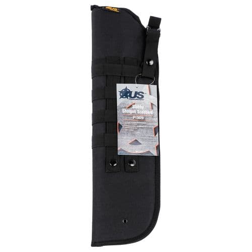US PeaceKeeper P13020 Shotgun Scabbard Stubby Black 600D Polyester 20" L x 6" H US PeaceKeeper P13020 Shotgun Scabbard Stubby Black 600D Polyester 20" L x 6" H