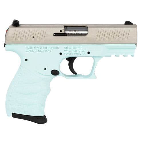 Walther Arms 5082512 CCP M2 380 ACP 3.54" 8+1 Angel Blue Polymer Frame Stainless Steel Slide Angel Blue Polymer Grip Walther Arms 5082512 CCP M2 380 ACP 3.54" 8+1 Angel Blue Polymer Frame Stainless Steel Slide Angel Blue Polymer Grip