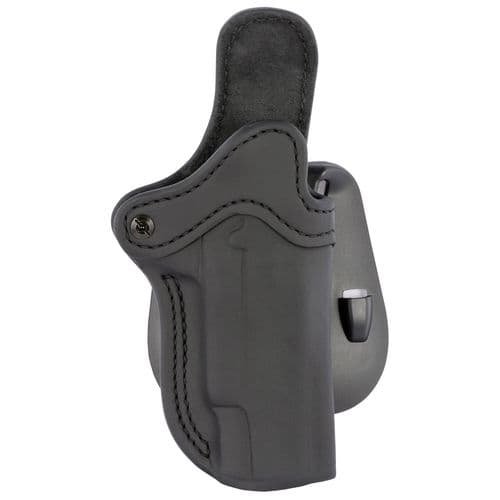 1791 Gunleather ORPDH1SBLR BH1 Optic Ready OWB 01 Stealth Black Leather Paddle Fits 4-5" 1911 1791 Gunleather ORPDH1SBLR BH1 Optic Ready OWB 01 Stealth Black Leather Paddle Fits 4-5" 1911
