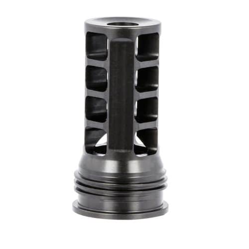 OSS SUPPRESSORS 1598 QD 338 Muzzle Brake 338 Cal 3/4"-24 tpi 2.30" Black OSS SUPPRESSORS 1598 QD 338 Muzzle Brake 338 Cal 3/4"-24 tpi 2.30" Black
