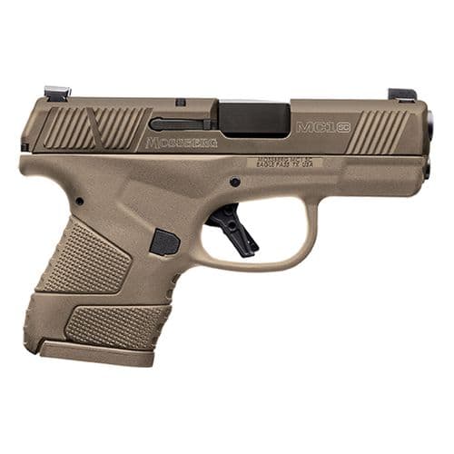 Mossberg 89011 MC1 Sub-Compact 9mm Luger 3.40" 6+1 7+1 NS Flat Dark Earth Mossberg 89011 MC1 Sub-Compact 9mm Luger 3.40" 6+1 7+1 NS Flat Dark Earth