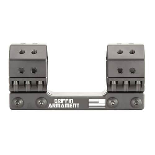 Griffin Armament SM11H30MM SPRM Scope Mount/Ring Combo Black Anodized Standard 30mm Tube 1.10" Mount Height 0 MOA Aluminum Tactical Rifle Griffin Armament SM11H30MM SPRM Scope Mount/Ring Combo Black Anodized Standard 30mm Tube 1.10" Mount Height 0 MOA Aluminum Tactical Rifle