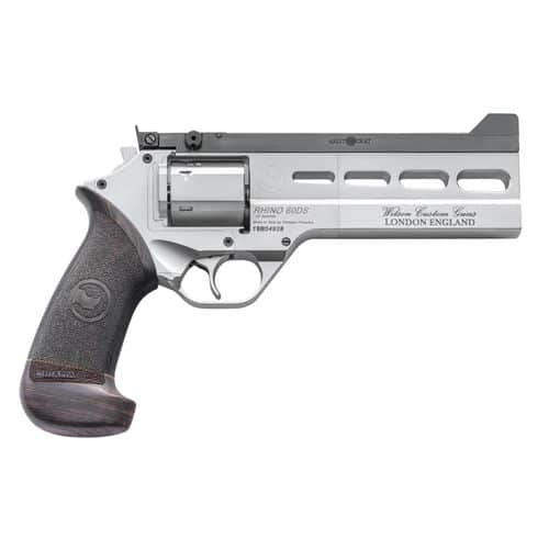 Chiappa Firearms 340302 Rhino Match 38 Special 6rd 6" Gray PVD Steel Barrel & Cylinder Gray PVD Aluminum Frame with Black Hogue Micarta Grip Chiappa Firearms 340302 Rhino Match 38 Special 6rd 6" Gray PVD Steel Barrel & Cylinder Gray PVD Aluminum Frame with Black Hogue Micarta Grip